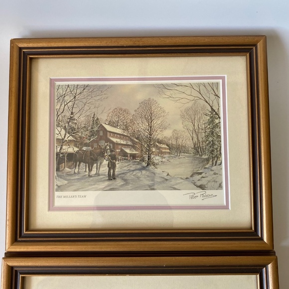 Pair of Vintage Lithograph Prints by Peter Robson Fine Art Wall Decor - Picture 6 of 8